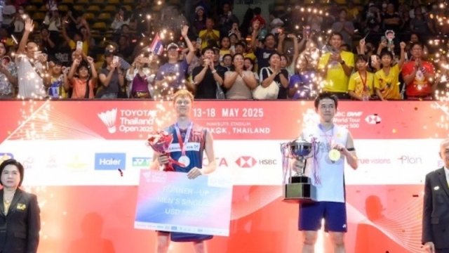 เปิดเงินรางวัล "วิว กุลวุฒิ" ได้รับ! หลังโค่น Anders Antonsen ท็อป 3 ของโลก ผงาดคว้าแชมป์