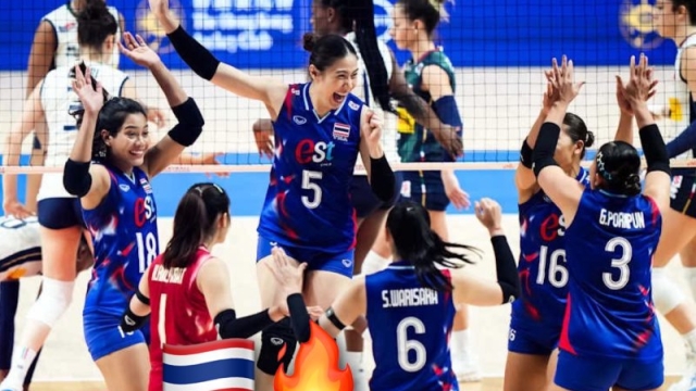 คะแนนโลกเปลี่ยน! หลัง "วอลเล่ย์บอลหญิงทีมชาติไทย" ดวลเดือด ทีมแชมป์โลก