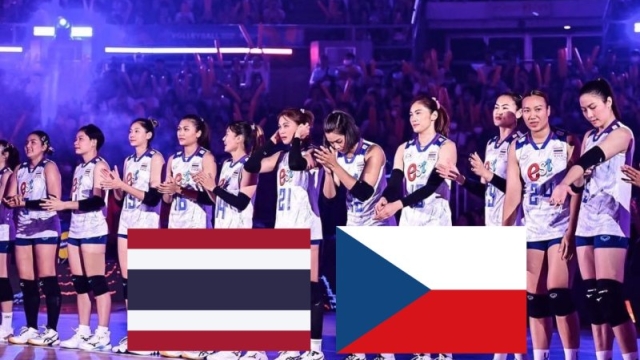 H2H "วอลเล่ย์บอลหญิงทีมชาติไทย" ปะทะ ทีมชาติสาธารณรัฐเช็ก ท็อป 13 ของโลก