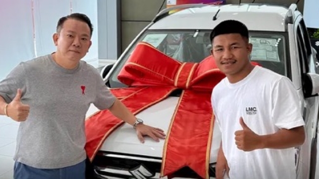 รถถัง จิตรเมืองนนท์ เปิดโฉมรถคันใหม่ป้ายแดง! ต้อนรับทายาทคนแรก