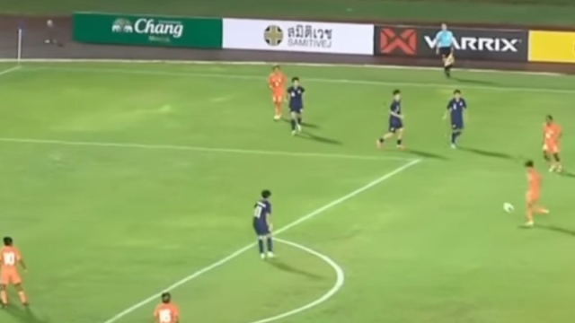 ชมช็อต อินเดีย ยิงประตูมหัศจรรย์ใส่ "ทีมชาติไทย" ยิงแบบนี้จะรับยังไง