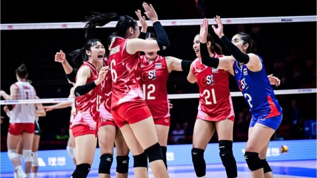 "ทีมสาวไทย" ทุบสถิติใหม่! ขึ้นท็อปอันดับ 1 VNL 2025