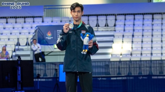 “ฟาอีส” เทควันโดไทย คว้าเหรียญประวัติศาสตร์ การแข่งขันระดับโลก ที่เยอรมัน