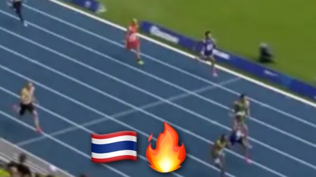 ชมช็อตวินาที "เทพบิว" นำทัพลมกรดทีมชาติไทย สับสปีด 4x100 เมตร รอบชิงชนะเลิศ ศึกใหญ่ระดับโลก