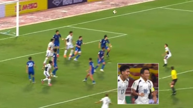ชมช็อต “ชนาธิป” ยิงประตูสุดโหดใส่ไต้หวัน ยืนเป็นแผงเอาไม่อยู่