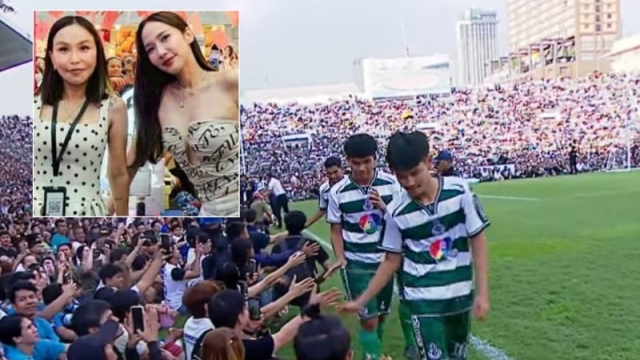 สะเทือนวงการ ลูกหนังไทย !! “มดดำ - อั้ม พัชราภา - มาดามฟิน” มอบเงินอัดฉีดก้อนใหญ่ให้ 2 ทีม “หมอนทองวิทยา - อบจ.ชัยนาท” สร้างประวัติศาสตร์บอล 7 สี