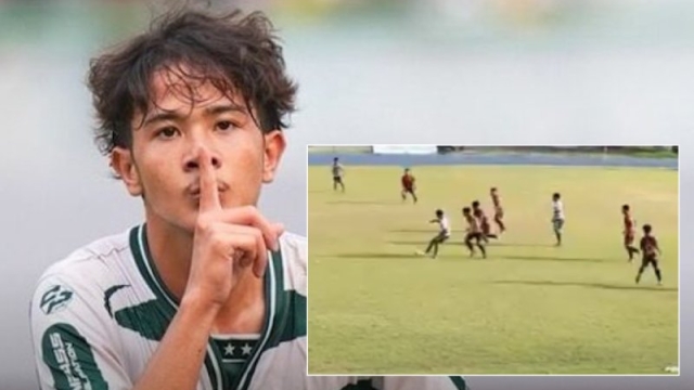 ชมช็อต สกิล “เต วรากร” ประสานงาน “ซี” กดประตูลูกสองสุดเหนือชั้นใส่ มัธยมตากสิน