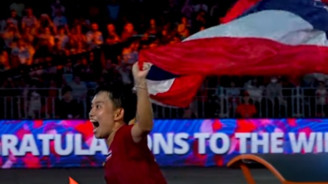 ไทยจารึกประวัติศาสตร์โลก !! “จุฑาทิพย์ กันทะธง” เทคบอลทีมชาติไทย โค่นเจ้าภาพ ผงาดคว้าแชมป์โลก