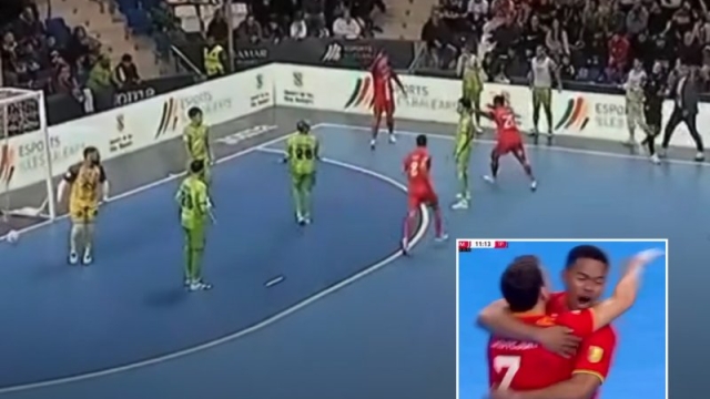 ชมช็อต “มูฮัมหมัด” ดาวยิงทีมชาติไทย ยิงประตูพาทีมคว้าแชมป์กระหึ่มสเปน คุมเชิง 2-3 คนเอาไม่อยู่