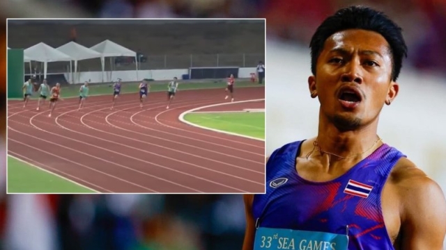 ทึ่งกันทั้งสนาม !! ชมช็อต “เทพบิว” สับสปีดเต็มหลอด กระชากเหรียญทอง 200 เมตรชาย อินทนิลเกมส์ 2026