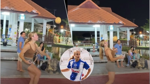 สาวฝรั่ง สุดอึ้ง !! เจอ “ตะกร้อไทย” ครั้งแรก ยกนิ้วเจ๋งกว่าฟุตบอล ขอดันสู่โอลิมปิก