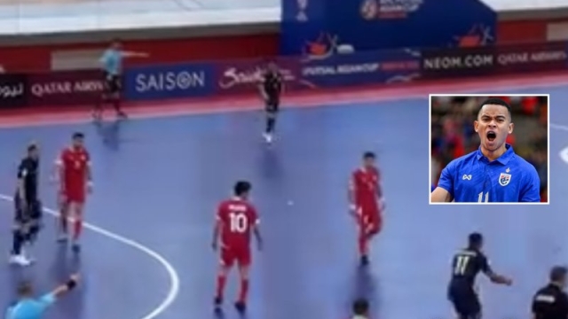 ชมช็อต มูฮัมหมัด อุสมานมูซา แผลงฤทธิ์ !! โชว์คลาสระดับโลก แนวรับเลบานอน 2-3 คนเอาไม่อยู่