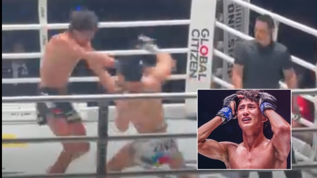 ช็อกกันทั้งฮอลล์ !! ช็อตวินาที “นาบิล อานาน” โดนหมัดขวามหัศจรรย์ แรมโบ้เล็ก ร่วงกลางเวที