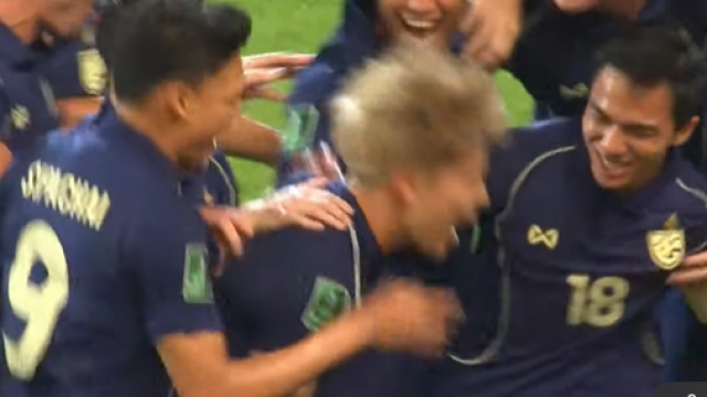 เติร์กเมนิสถาน สุดช็อก !! โดน “ทีมชาติไทย” ยิงขึ้นนำ 2-1