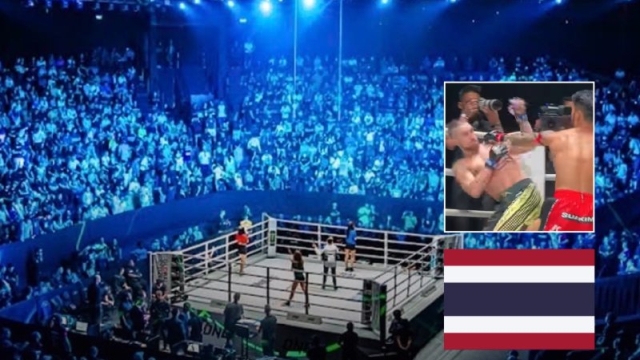 ยอดนักชกรัสเซีย สุดช็อก !! โดนอาวุธหนัก “เสือคิม” แทบทรุดกลางเวที