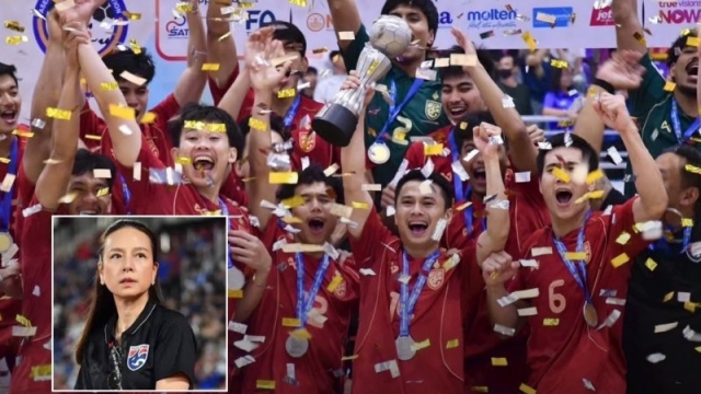 มหาศาล !! เปิดเงินรางวัล มาดามแป้ง อัดฉีด “ทีมชาติไทย” หลังทุบอินโดพลิกแซงคว้าแชมป์ 