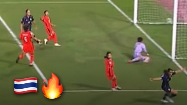 ชมกันอีกครั้ง !! ช็อต “ทีมชาติไทย U20” ยิงประตูทะลวงตาข่าย ทีมชาติเกาหลีใต้