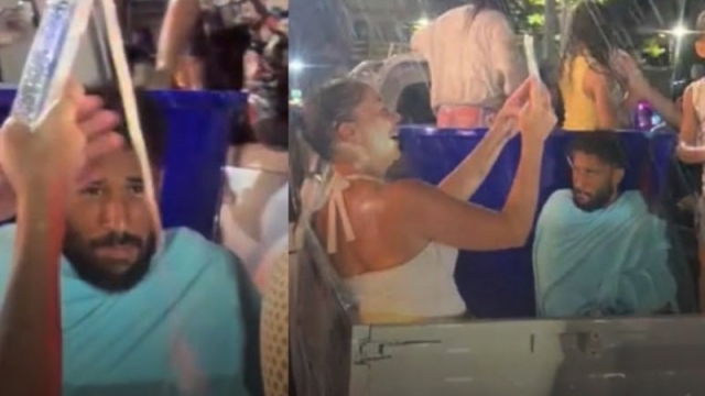 ครั้งแรกในชีวิต !! แอนดรอส ทาวน์เซนด์ อดีตแข้งพรีเมียร์ลีก นั่งท้ายกระบะ เล่นน้ำสงกรานต์ 