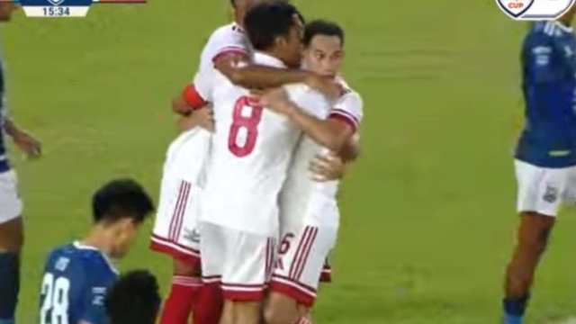 งานเข้าแล้ว !! ทีมเขมรตีเสมอ “ทรู แบงค็อก” ทีมไทย 1-1