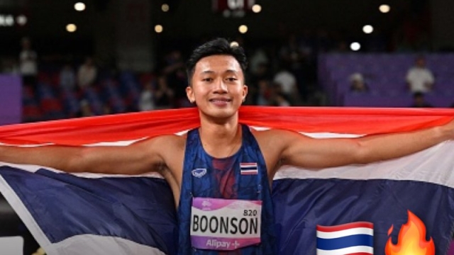 ไทยสะเทือนแผ่นดินมังกร !! “บิว” ภูริพล สับสปีดแซงเข้าป้ายสุดระทึก คว้าเหรียญทองประวัติศาสตร์