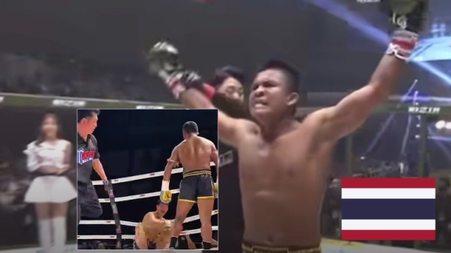 ชมช็อต บัวขาว บัญชาเมฆ ดวลเดือด “เมิง เกาเฟิง” ศึก T Fight