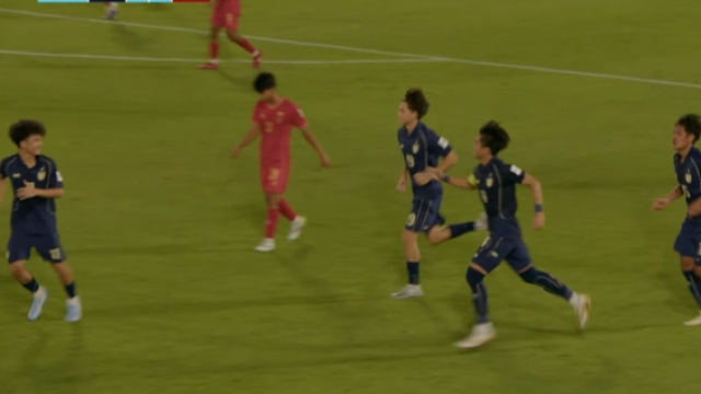 เกมอย่างเดือด! ทีมชาติไทย ตีเสมอ เมียนมา 2-2