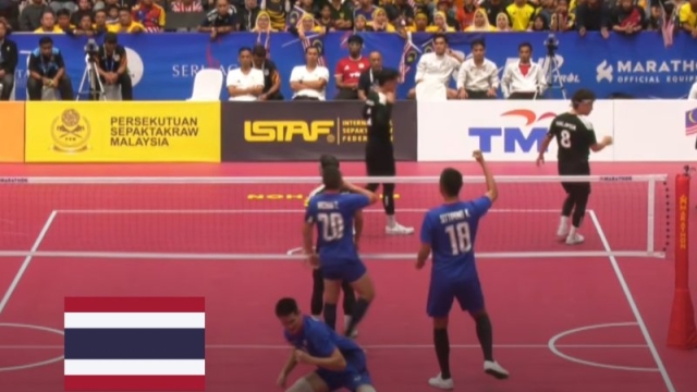 งานเข้าแล้ว !! เกมตัดสิน “ทีมชาติไทย” โดน เจ้าภาพมาเลเซีย พลิกแซงขึ้นนำ 0-1 เซต รอบชิงชนะเลิศ ศึกตะกร้อชิงแชมป์โลก