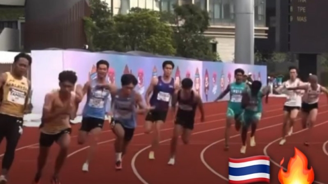 ชมช็อต ลมกรดทีมชาติไทยสะเทือนเอเชีย กดสปีดเต็มหลอด ทะลุเข้าป้าย คว้าเหรียญประวัติศาสตร์เอเชีย