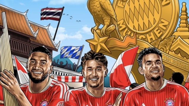 ฮือฮา !! Bayern Munchen โพสต์ขึ้นธงไทยพร้อม 3 แข้งดังกับวันสำคัญของไทย
