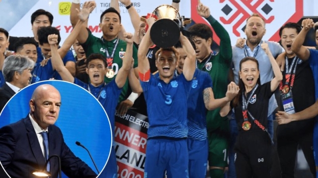 ข่าวดี !! ทีมชาติไทยถูกโฉลก เตรียมคว้าแชมป์ต่อหน้า FIFA