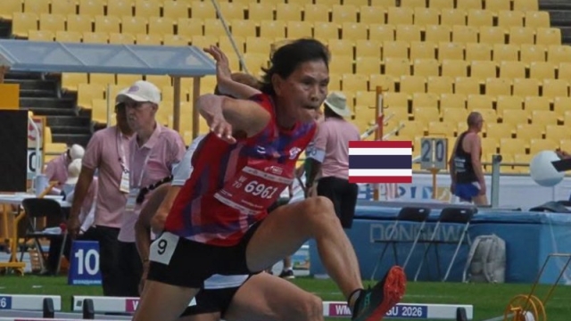 ไทยกระหึ่มโลก !! “ป้าปาน” สมสง่า บุญนอก ทุบสถิติคว้าแชมป์โลก วิ่งข้ามรั้ว 80 เมตร กรีฑาสูงอายุชิงแชมป์โลก 2026