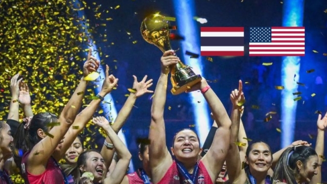 คอมเม้นท์เจ้าภาพ USA !! หลังเห็น “วอลเลย์บอลหญิงทีมชาติไทย” โค่นท็อปโลก “จีน - ญี่ปุ่น” ชิงตั๋วโอลิมปิก LA2028