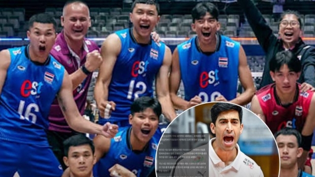 OSEN สื่อเกาหลีใต้ รายงานถึงความเสียหายมหาศาลจากความพ่ายแพ้ต่อ “วอลเลย์บอลชายทีมชาติไทย”