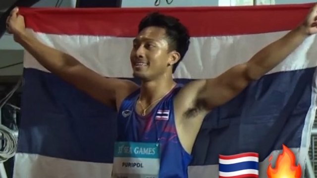 “บิว” ภูริพล บุญสอน ลมกรดทีมชาติไทยจารึกประวัติศาสตร์ Top1 เอเชียนเกมส์