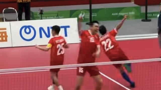ช็อตวินาทีประวัติศาสตร์ “ตะกร้อทีมชาติไทย” ฟาดเดือดใส่ “เสือเหลือง” มาเลเซีย ผงาดคว้าเหรียญทอง เอเชียนเกมส์ 2026