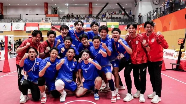 ญี่ปุ่น บันทึกหน้าประวัติศาสตร์ !! คว้าเหรียญทองตะกร้อเอเชียนเกมส์ครั้งแรก