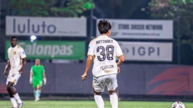ณัฐกิตติ์ โพธิ์ศรี แนวรุกทีมชาติไทย ประเดิมประตูแรกลีกต่างแดน