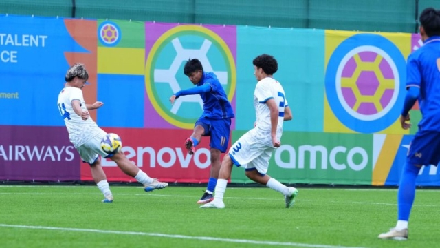 ทีมชาติซามัว แทบช็อก !! โดน “ทีมชาติไทย” กดรัวนำห่าง 3-0 ศึกฟุตบอลโลก U15