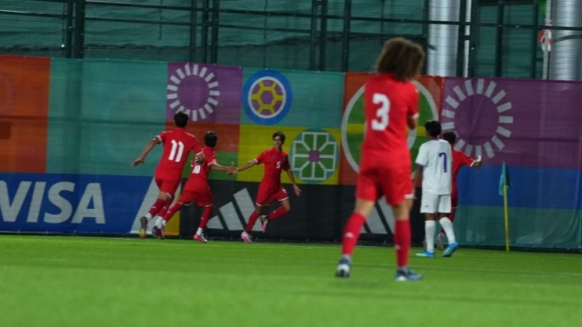 ไทยงานเข้าแล้ว !! “ทีมชาติไทย” โดนยิงนำห่าง 2-0 ศึกฟุตบอลโลก U15
